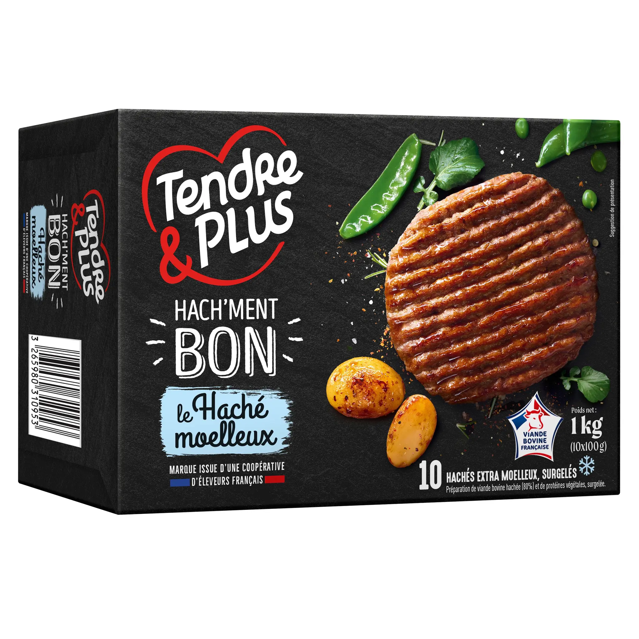TENDRE & PLUS Steak haché extra tendre