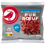 AUCHAN Viande hachée pur boeuf 5% mg