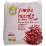 POUCE Viande hachée pur bœuf 20% mg