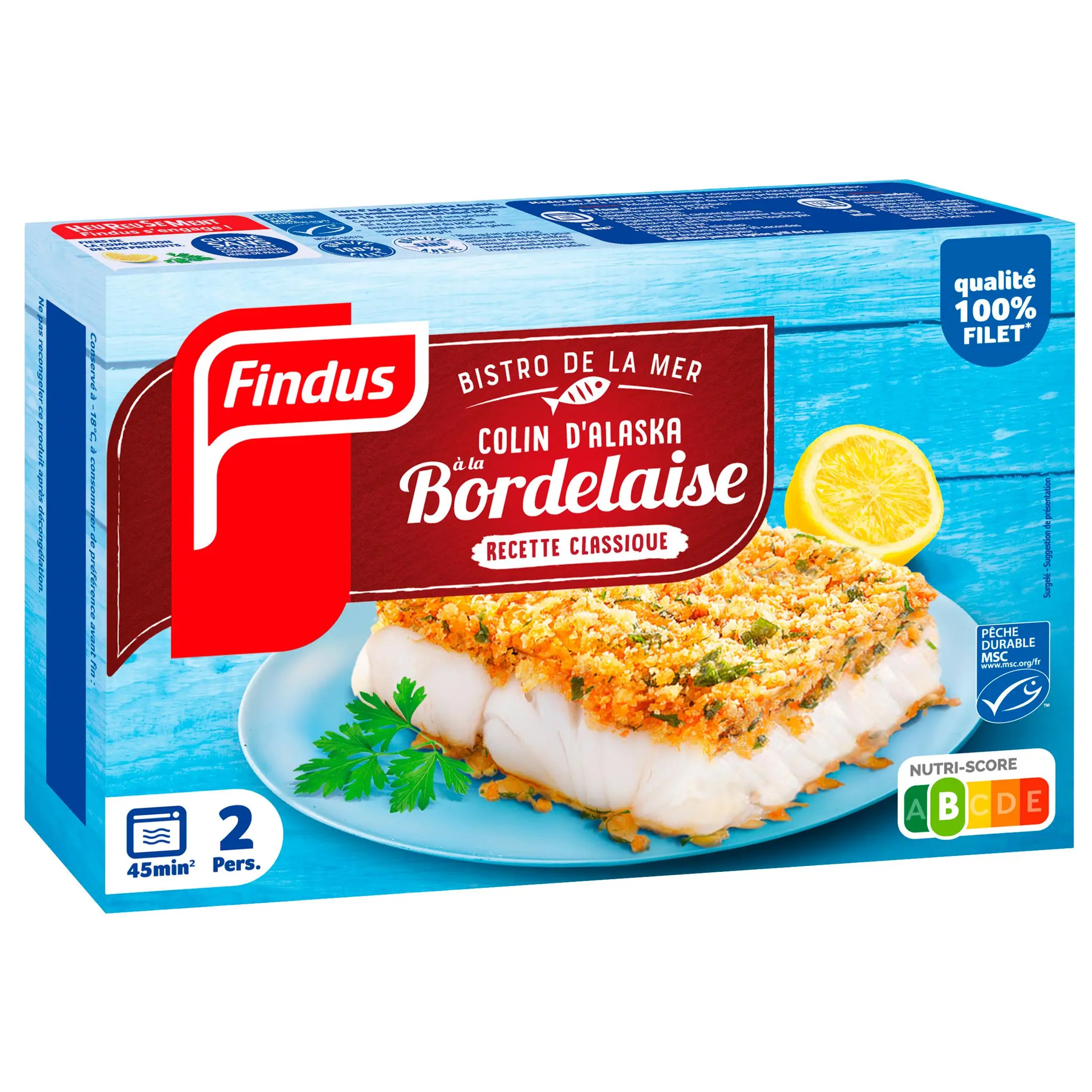 FINDUS Colin d'Alaska MSC à la bordelaise