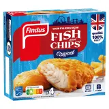 FINDUS Filet de colin d'Alaska façon fish & chips MSC