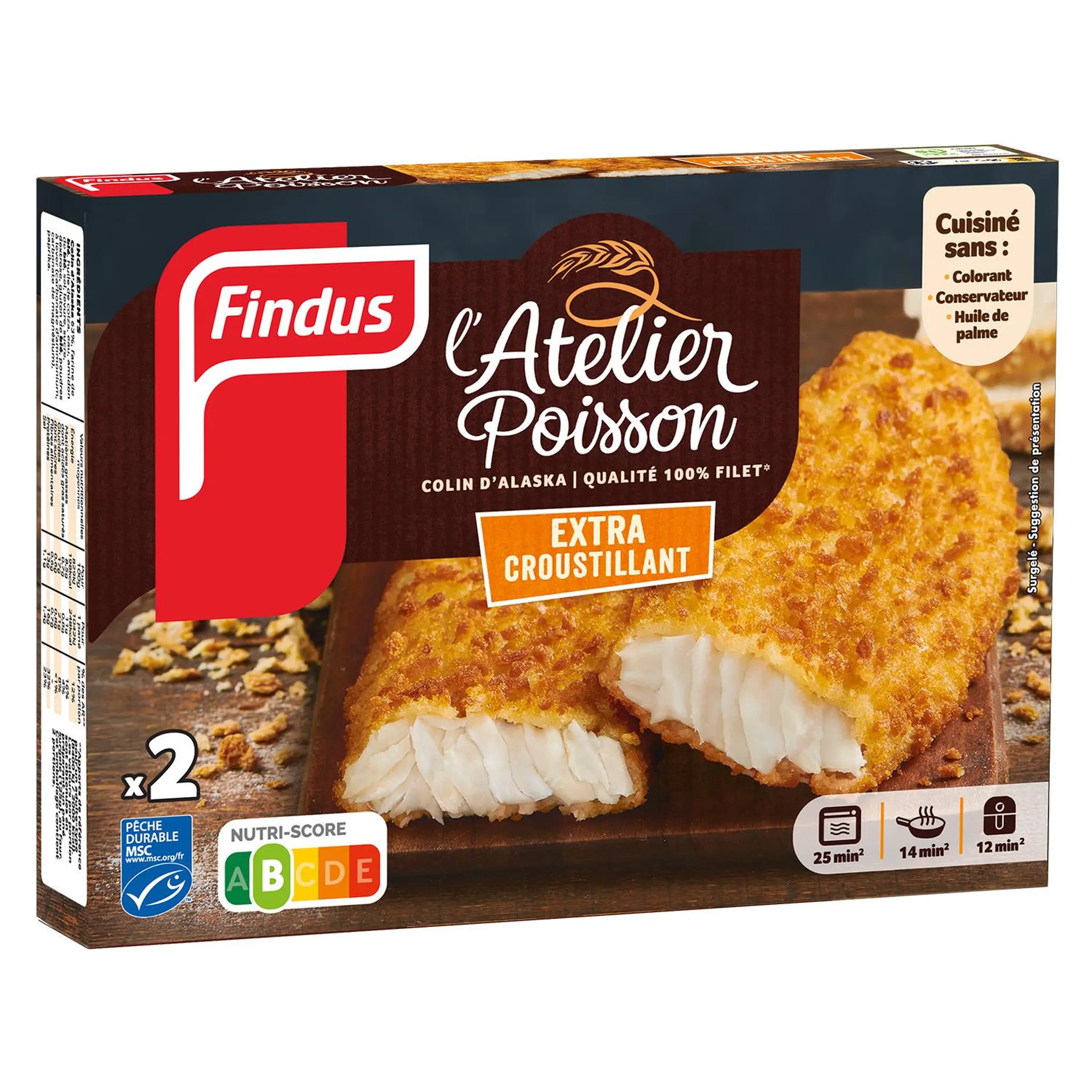 FINDUS Colin d'Alaska extra croustillant MSC
