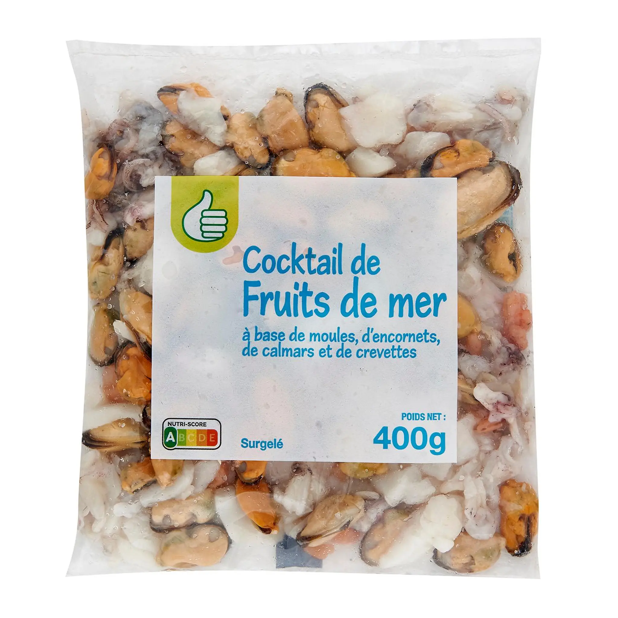 AUCHAN ESSENTIEL Cocktail de fruits de mer