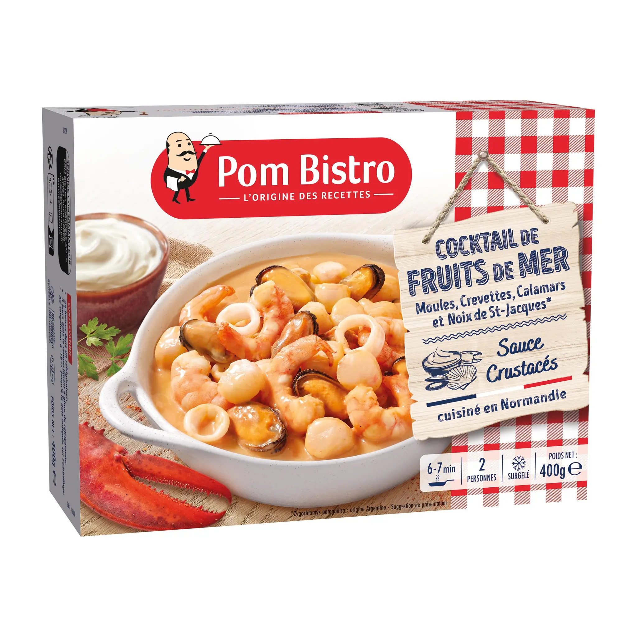 POM BISTRO Cocktail de fruits de mer sauce crustacés