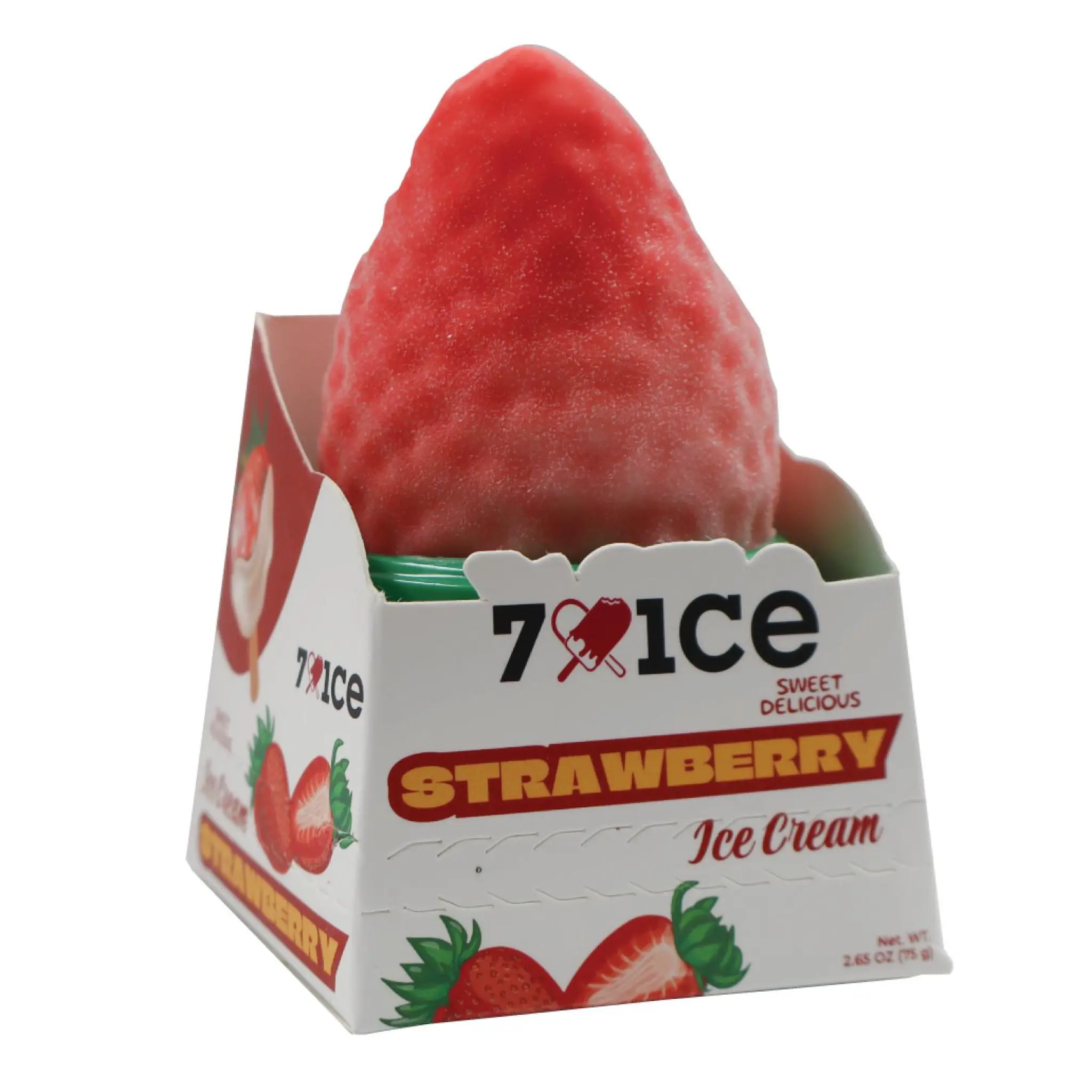 BIP FRANCE Glace trompe loeil à la fraise