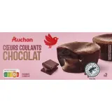 AUCHAN Coeur coulant chocolat