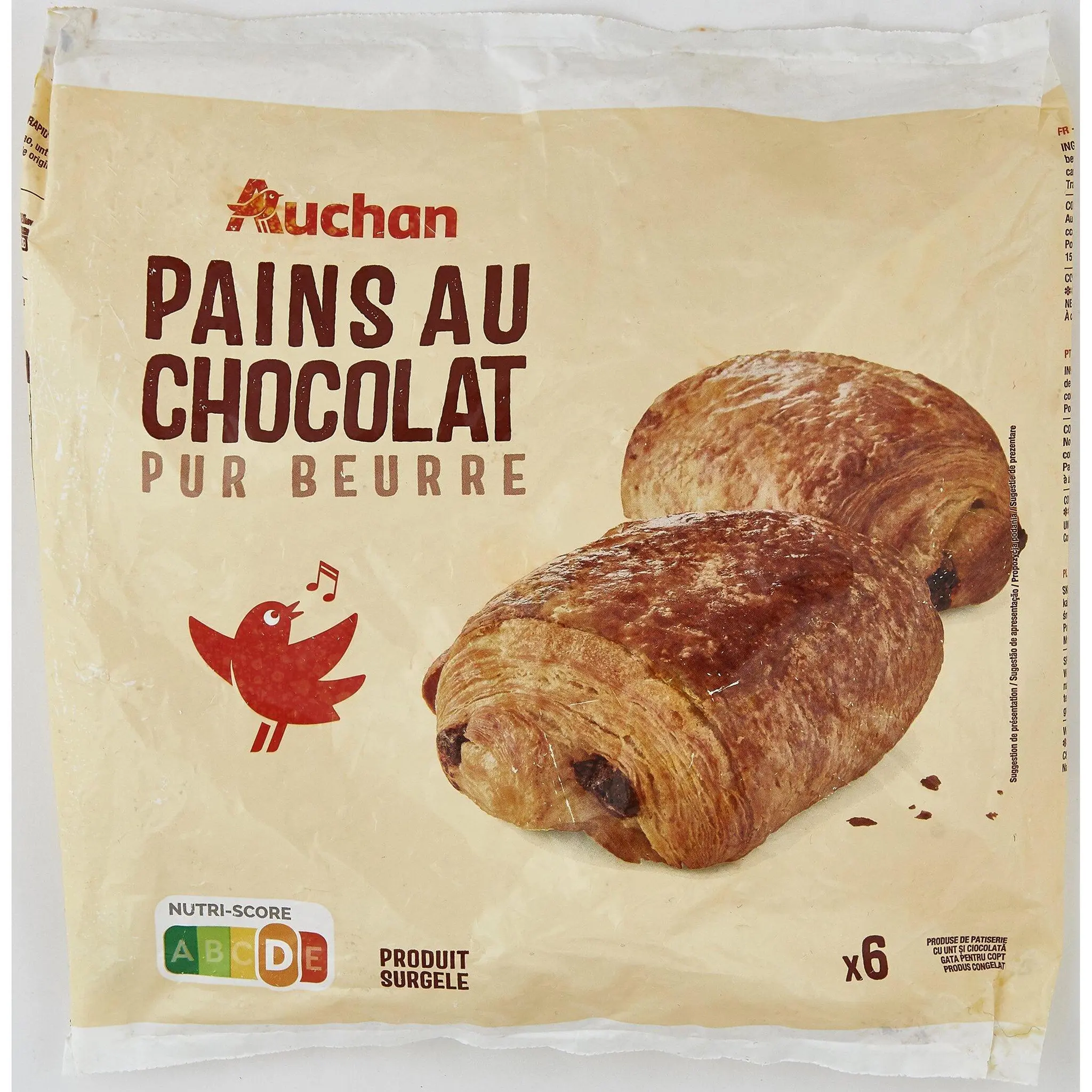 AUCHAN Pain au chocolat pur beurre