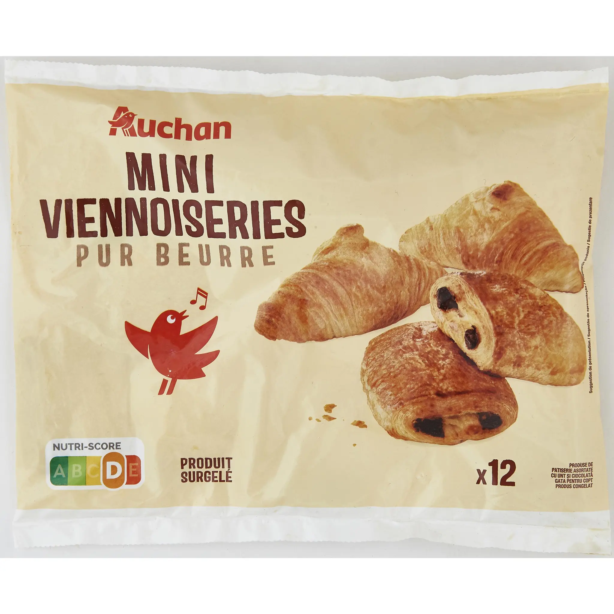 AUCHAN Mini viennoiseries pur beurre