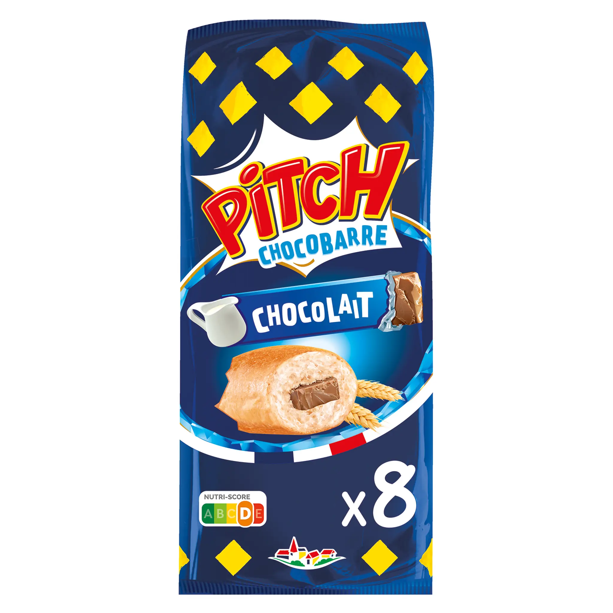 PITCH Choco barre brioches chocolat au lait