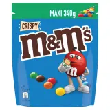 M&M'S Bonbons chocolatés Crispy au riz soufflé