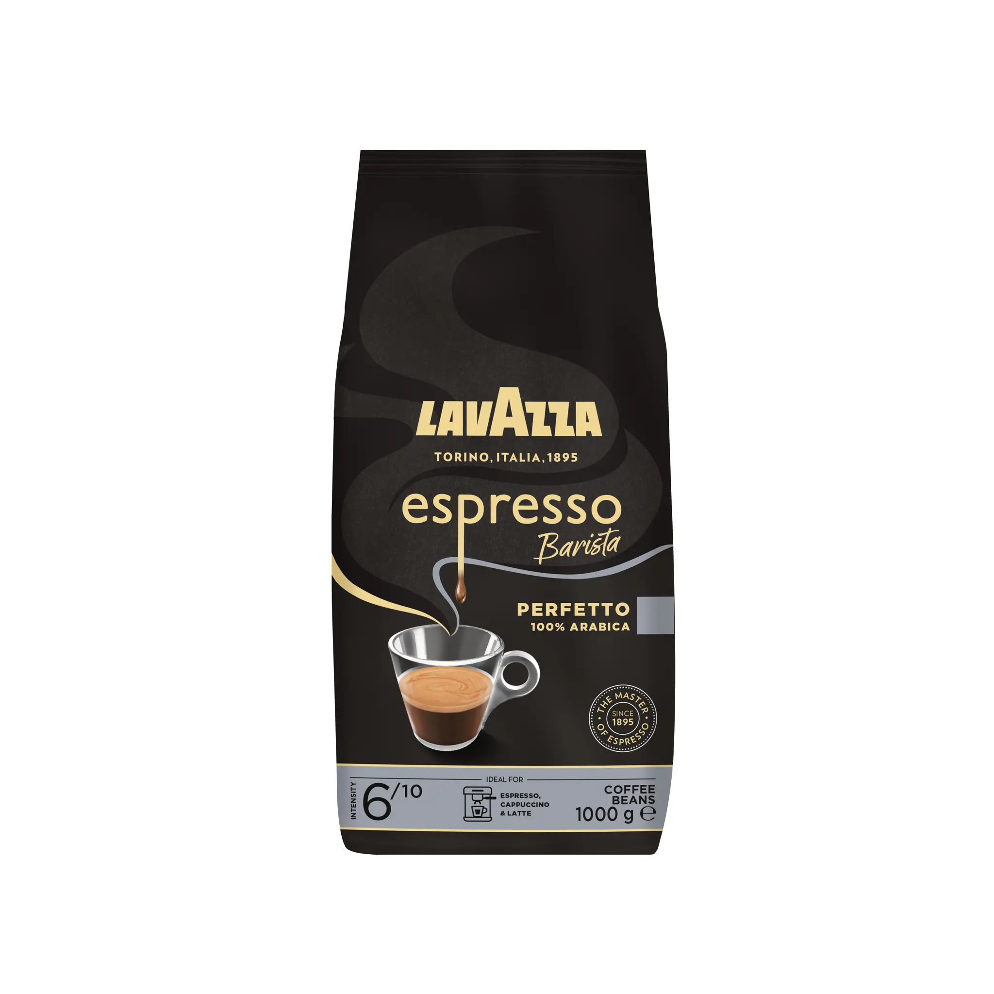 LAVAZZA Café Espresso barista en grains intensité 6