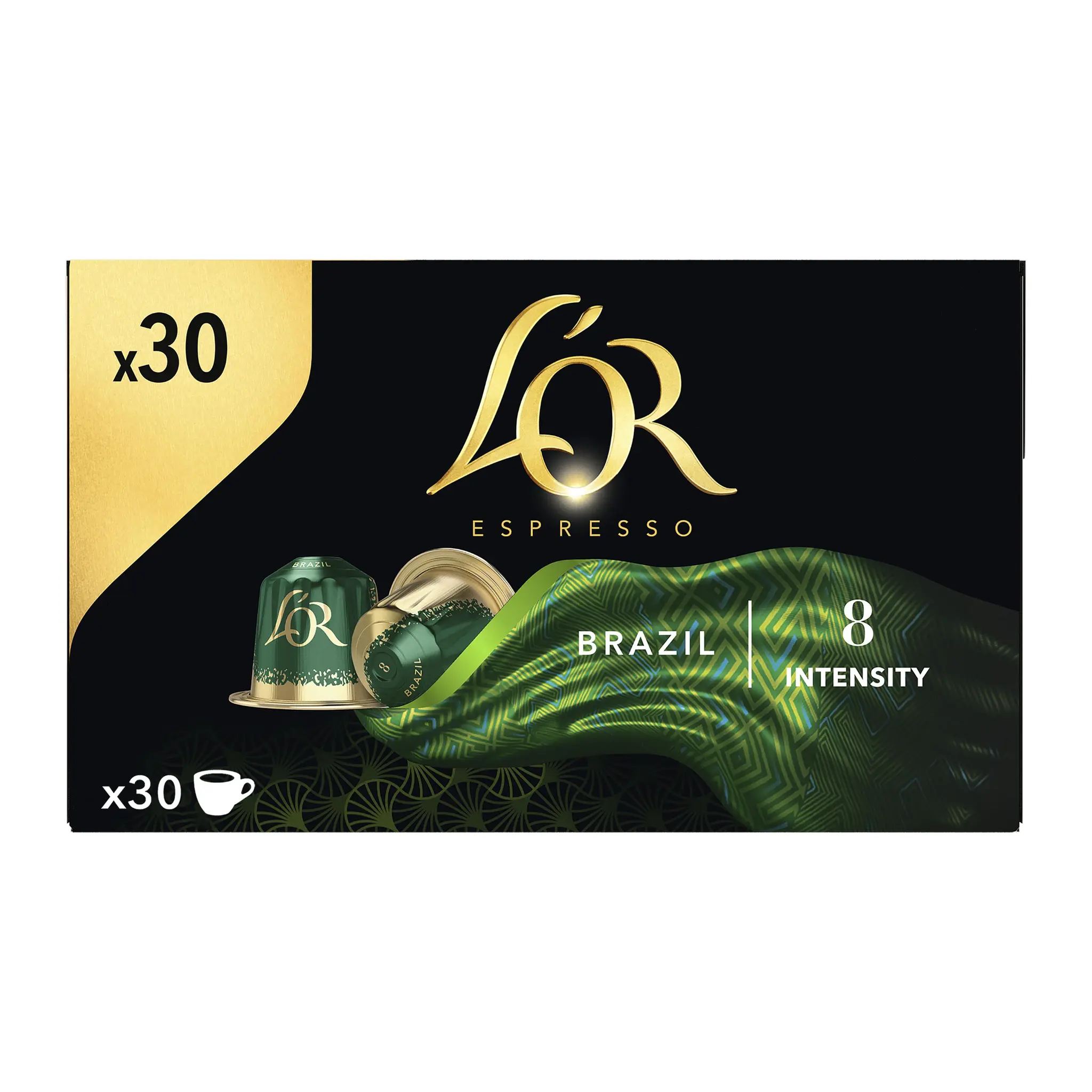 L'OR Espresso Capsules de café intensité 8 compatibles Nespresso