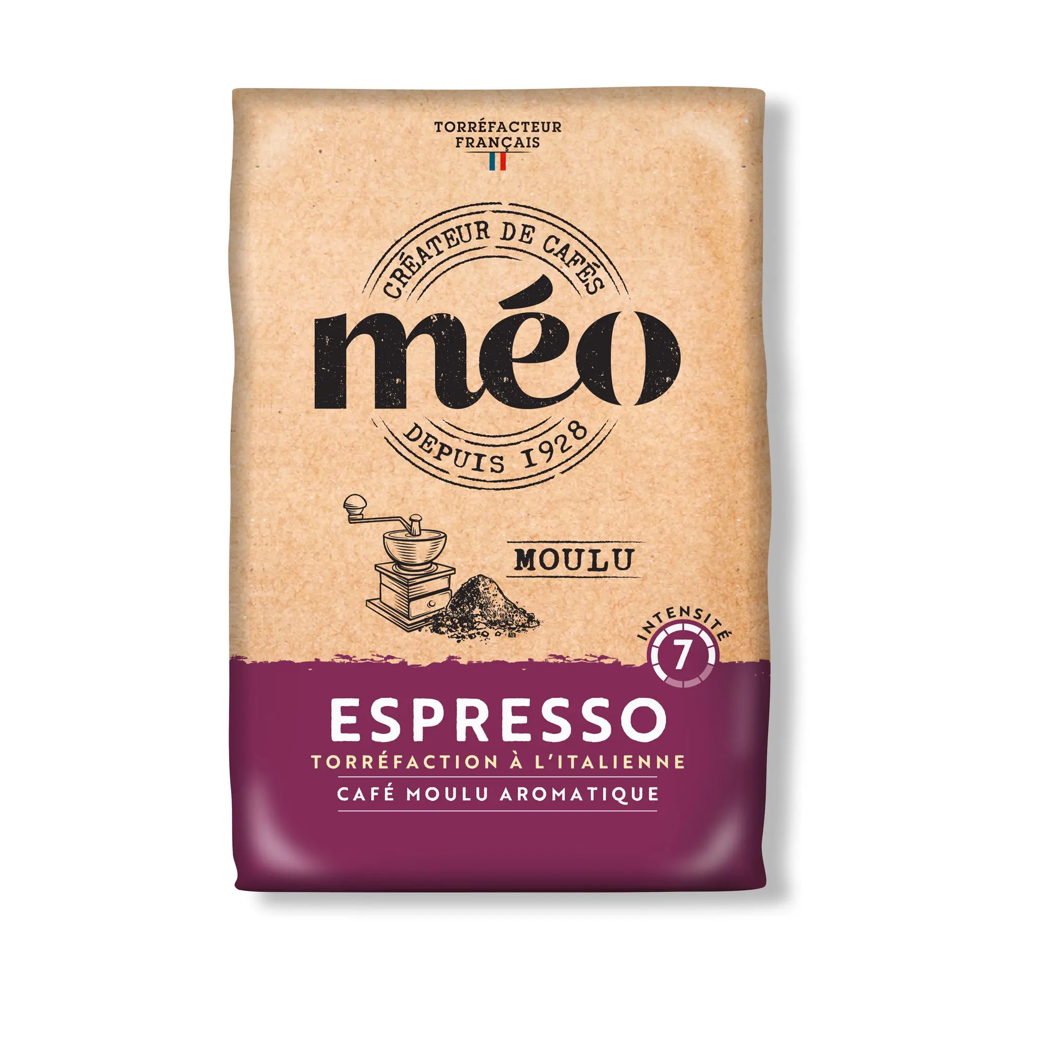 MEO Café moulu espresso intensité 7