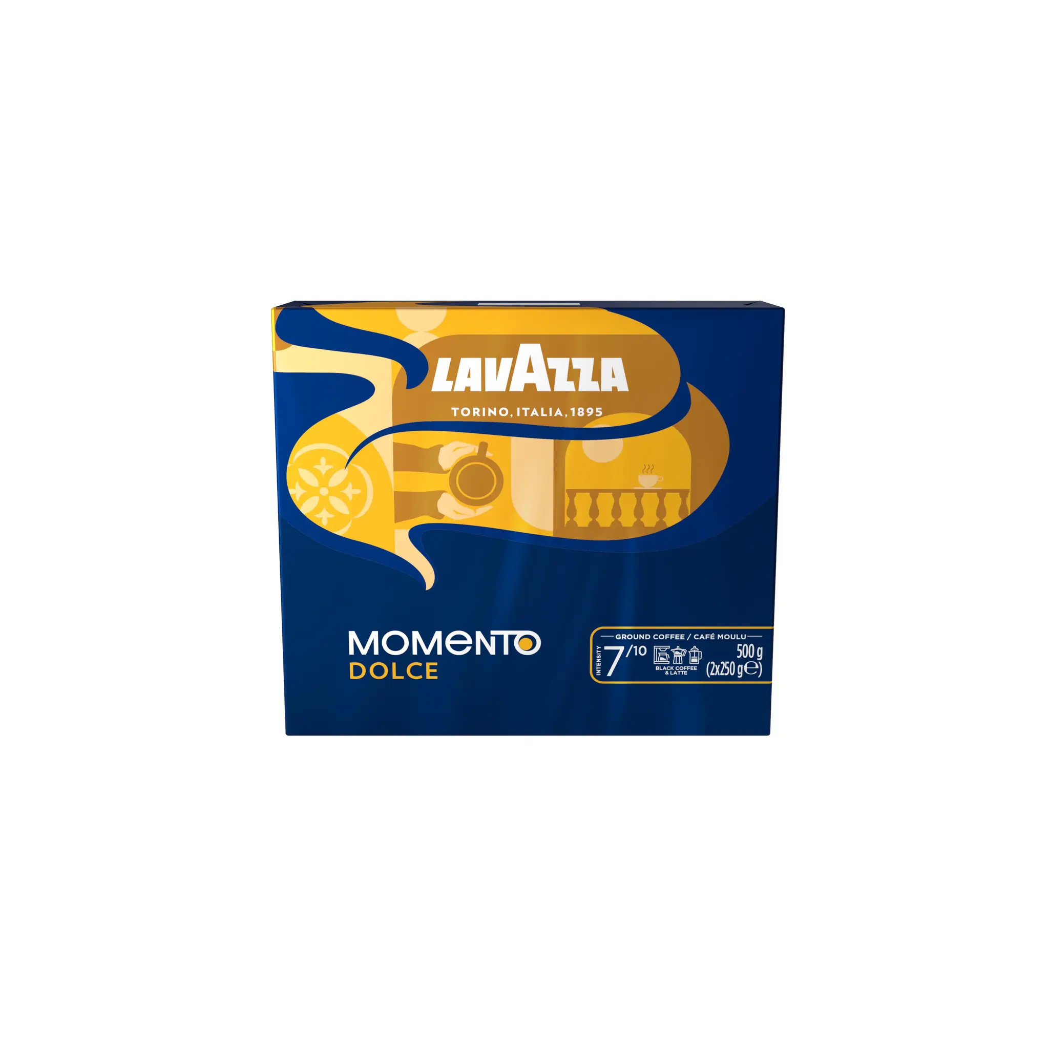 LAVAZZA Café moulu Momento Dolce Intensité 7