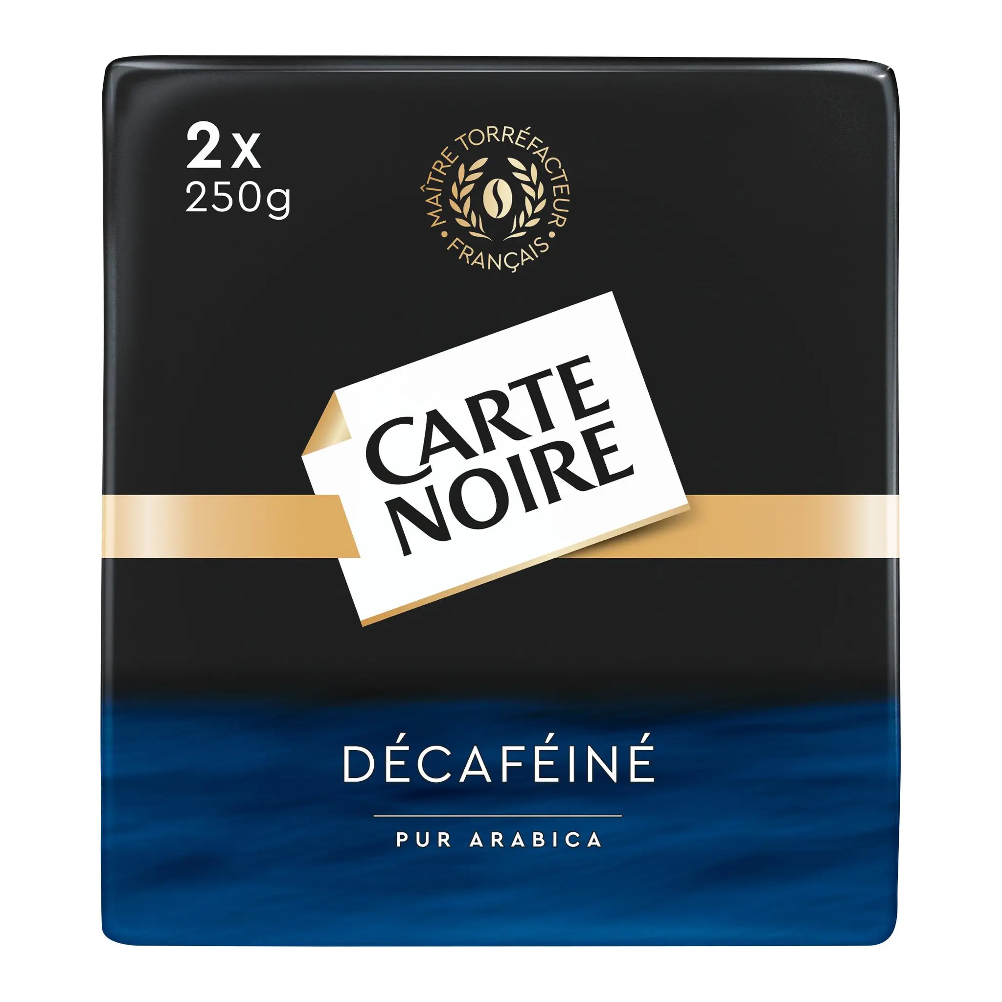 CARTE NOIRE Café moulu décaféiné pur Arabica