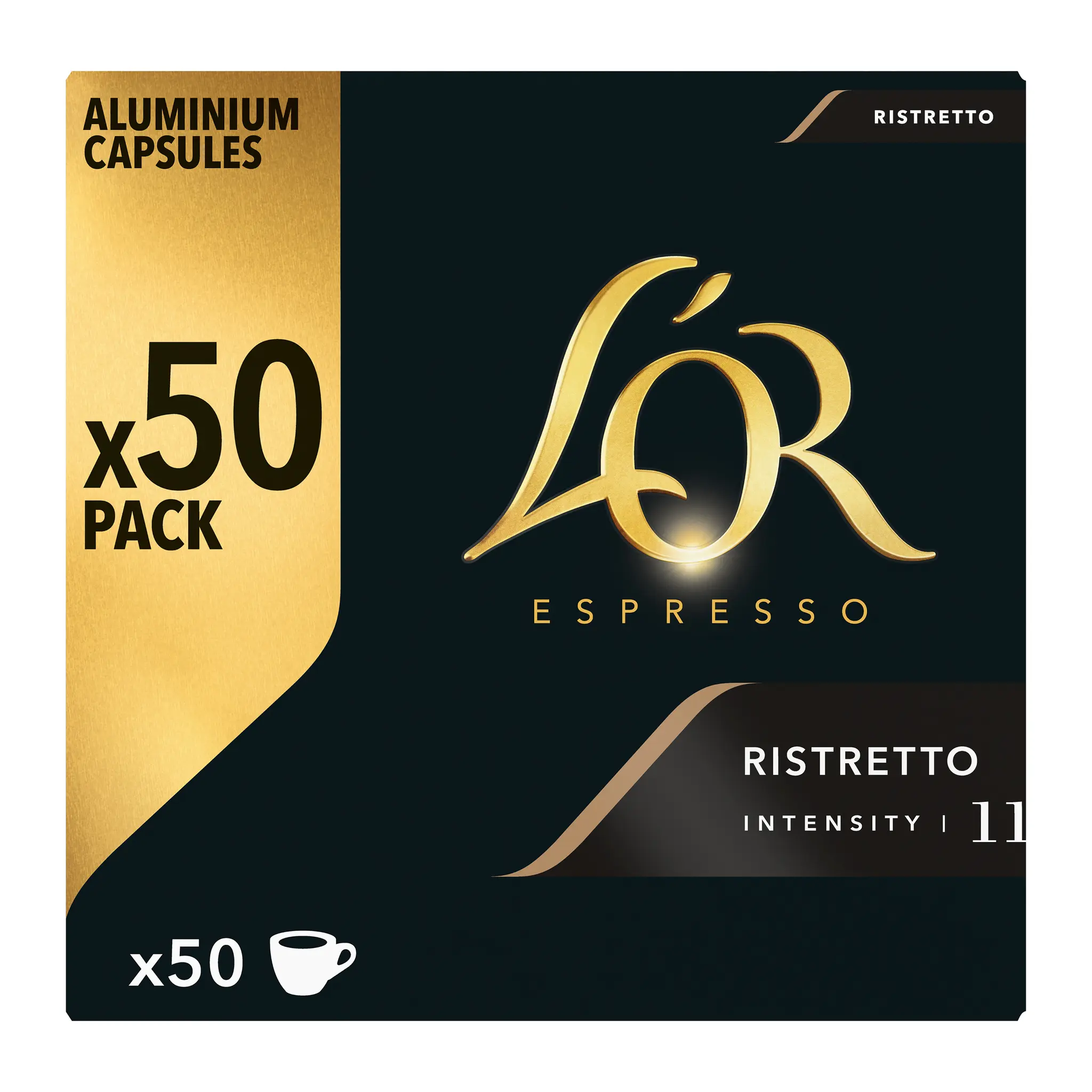 L'OR Espresso Capsules de café ristretto intensité 11 compatibles Nespresso