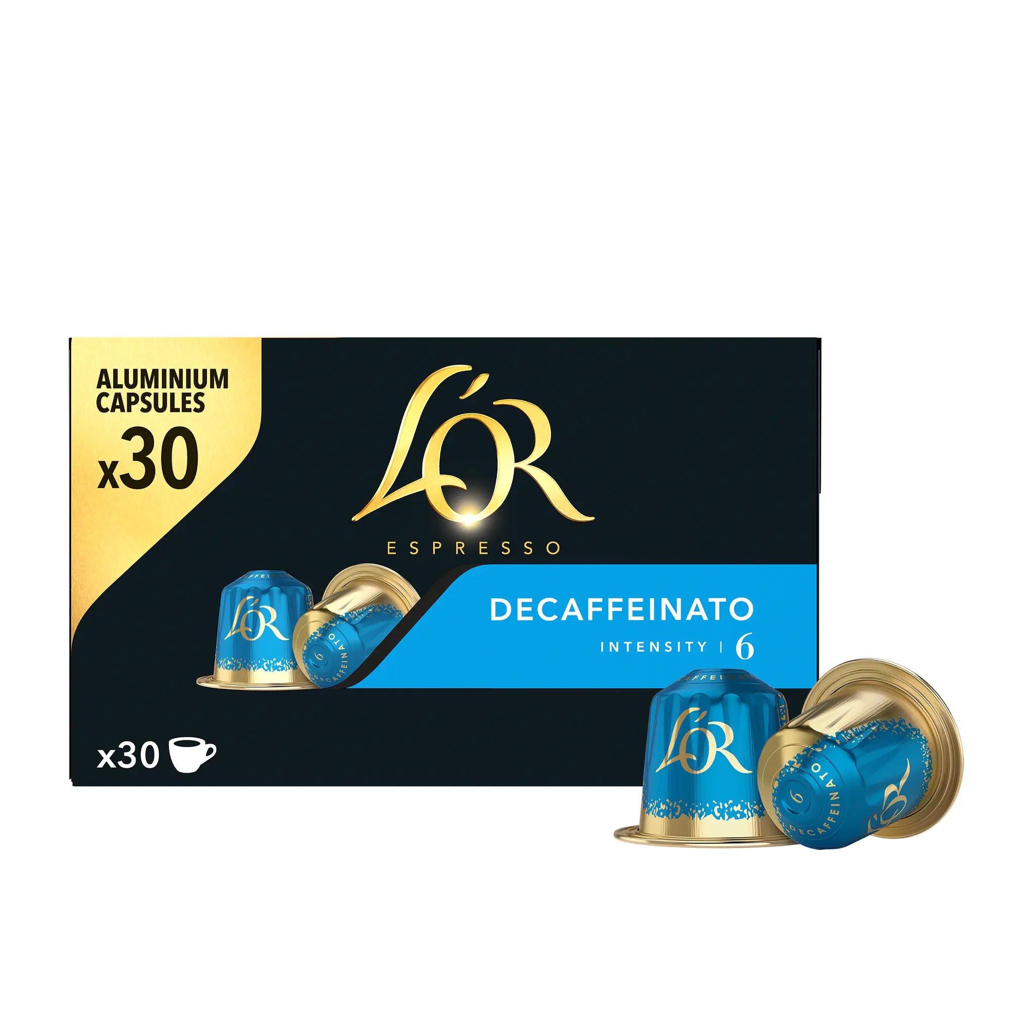 L'OR Espresso Capsules de café Decaffeinato intensité 6 compatibles Nespresso