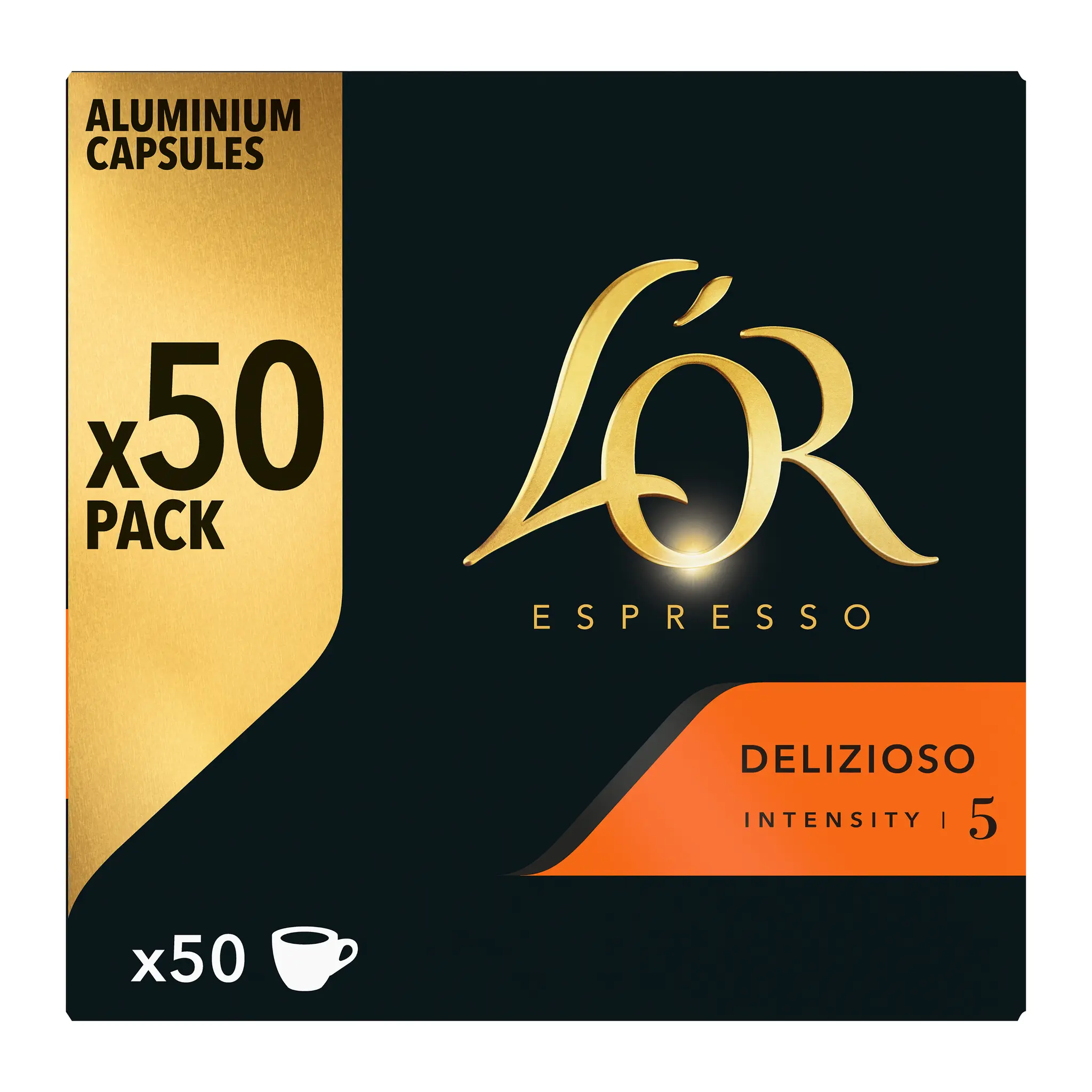 L'OR Espresso Capsules de café Delizioso intensité 5 compatibles Nespresso