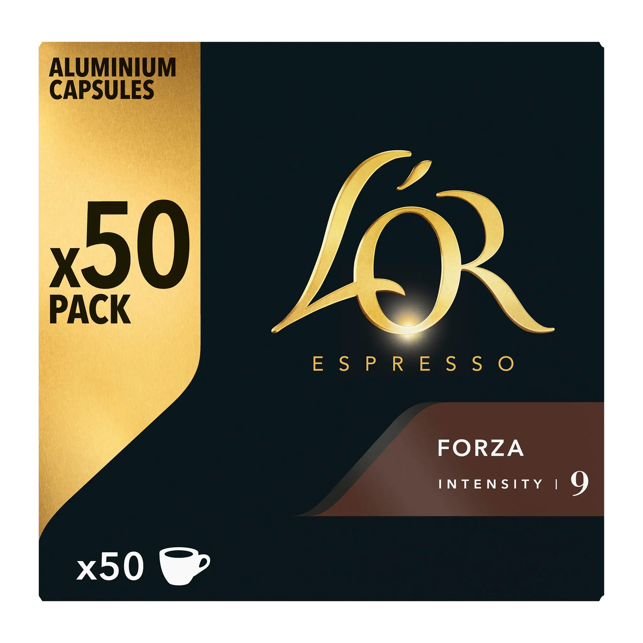 L'OR Espresso Capsules de café forza intensité 9 compatibles Nespresso