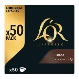 L'OR Espresso Capsules de café forza intensité 9 compatibles Nespresso