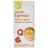 POUCE Capsules de café Espresso compatibles Nespresso