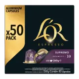 L'OR Espresso Capsules de café Supremo intensité 10 compatibles Nespresso