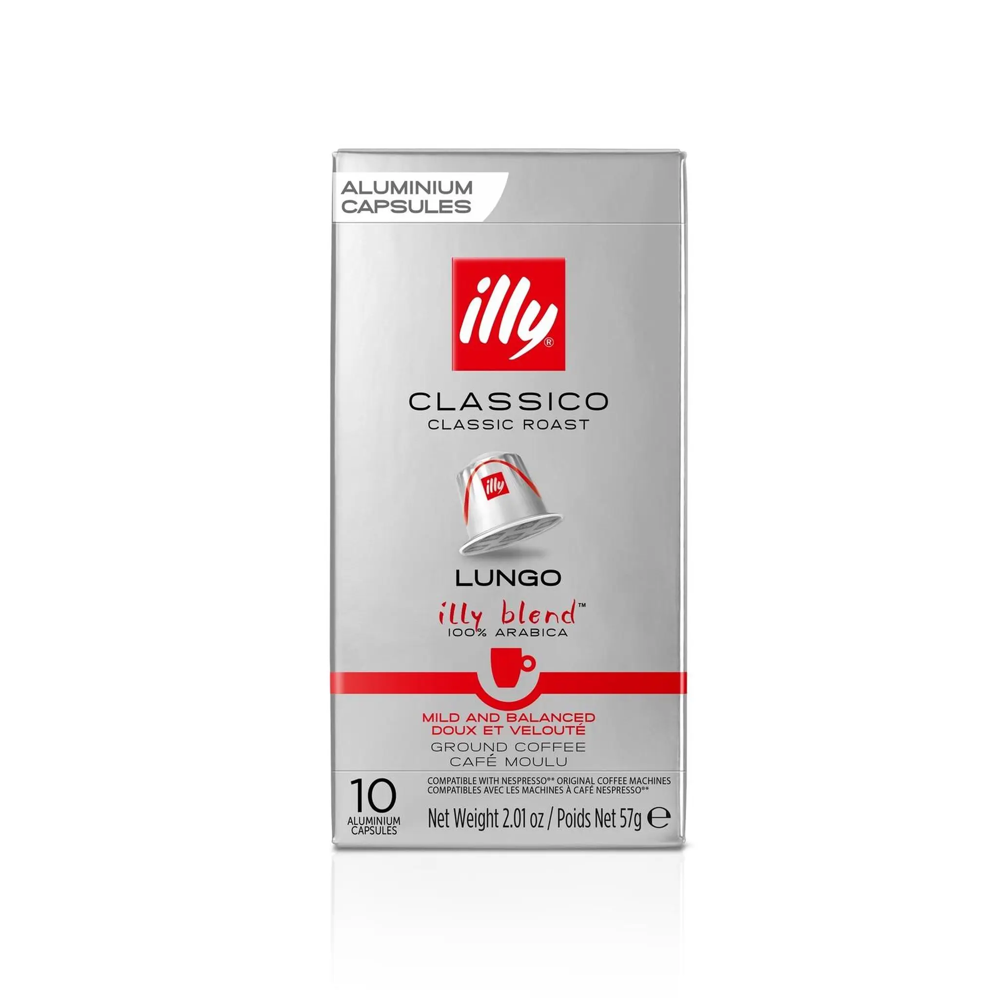 ILLY Café lungo en capsule compatible Nespresso