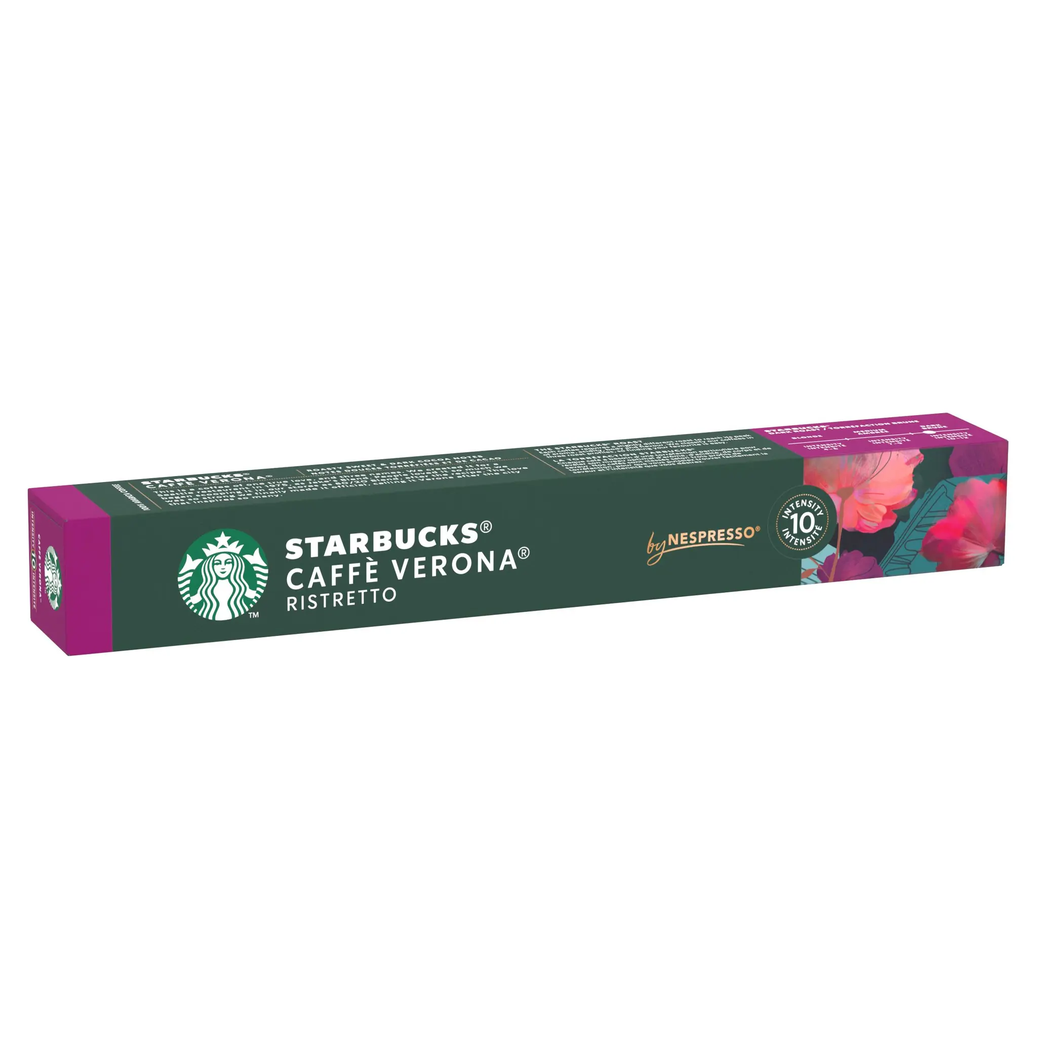 STARBUCKS Capsules de café Verona intensité 10 compatibles Nespresso