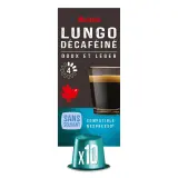 AUCHAN Capsules de café Lungo décaféiné intensité 4 compatibles Nespresso