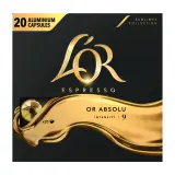 L'OR Espresso Café en capsules Or Absolu intensité 9 compatibles Nespresso