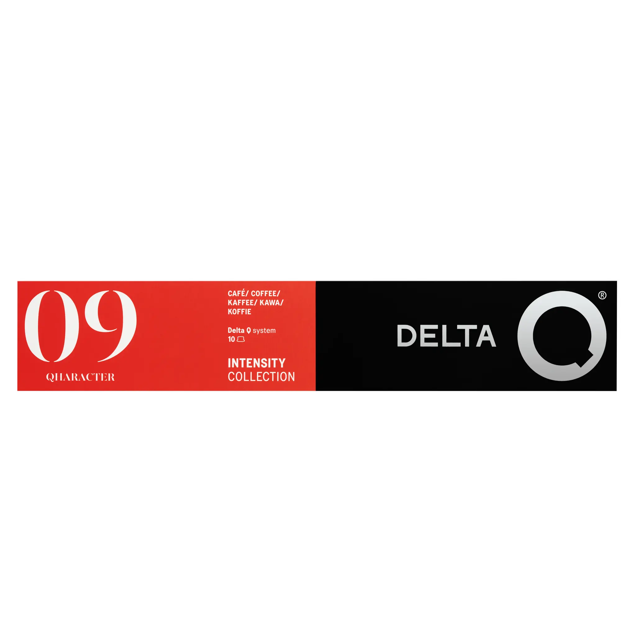 DELTA Q Capsules de café Qharacter intensité 9 compatibles machines Nespresso