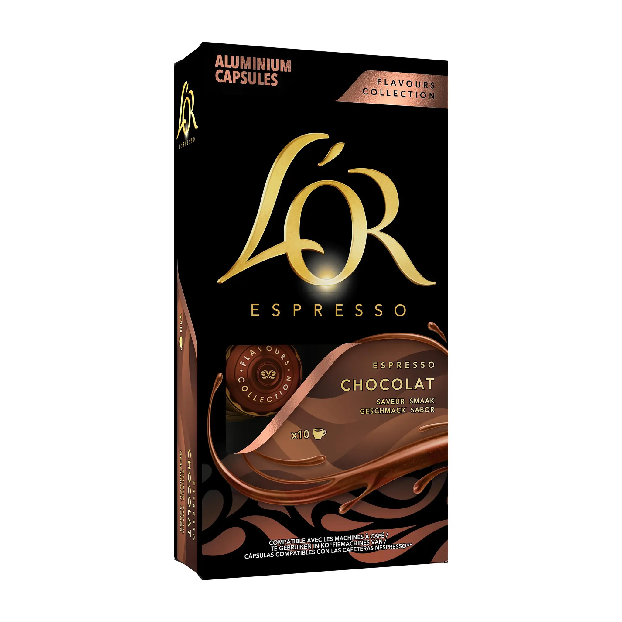 L'OR Espresso Capsules de café saveur chocolat compatibles Nespresso