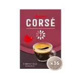 AUCHAN Dosettes de café corsé intensité 7 compatibles Senseo