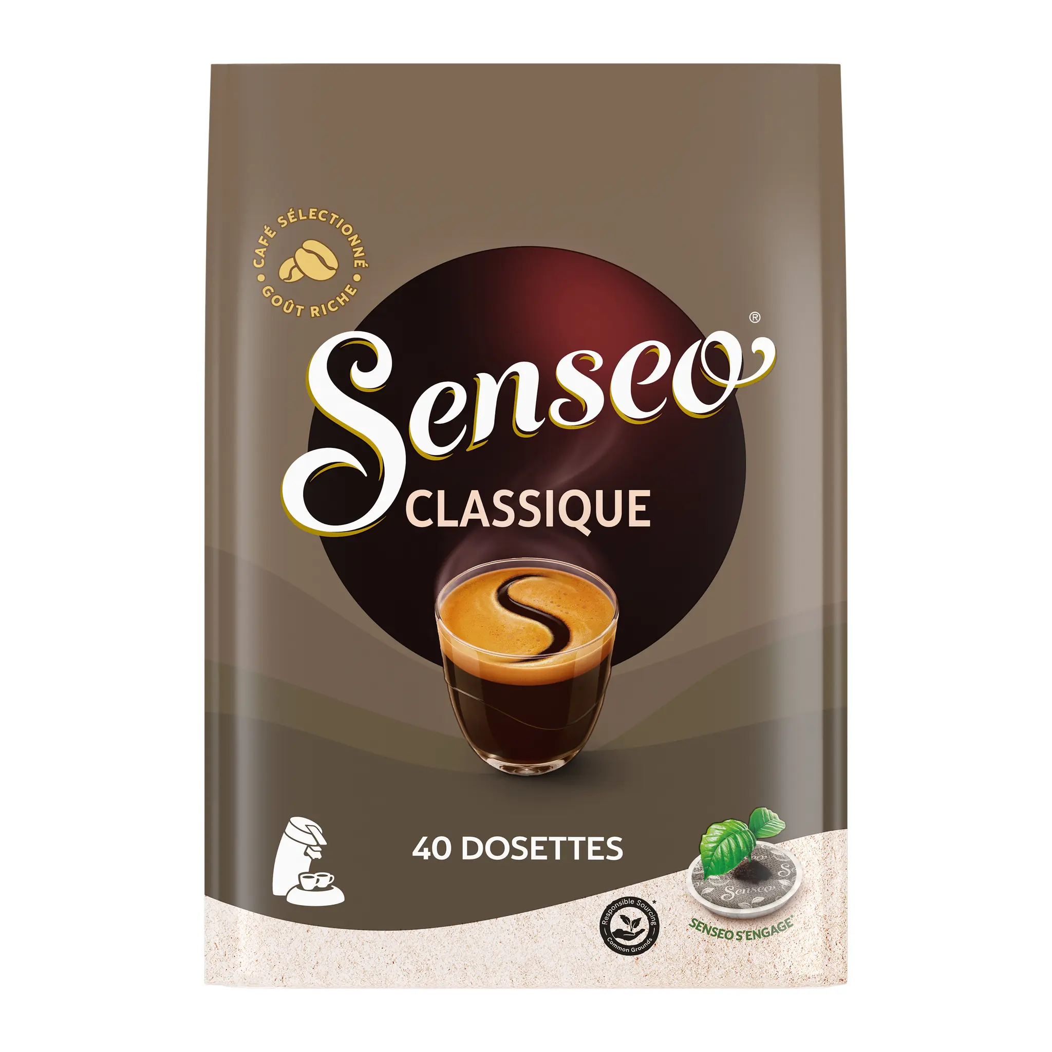 SENSEO Dosettes de café classique compatibles Senseo