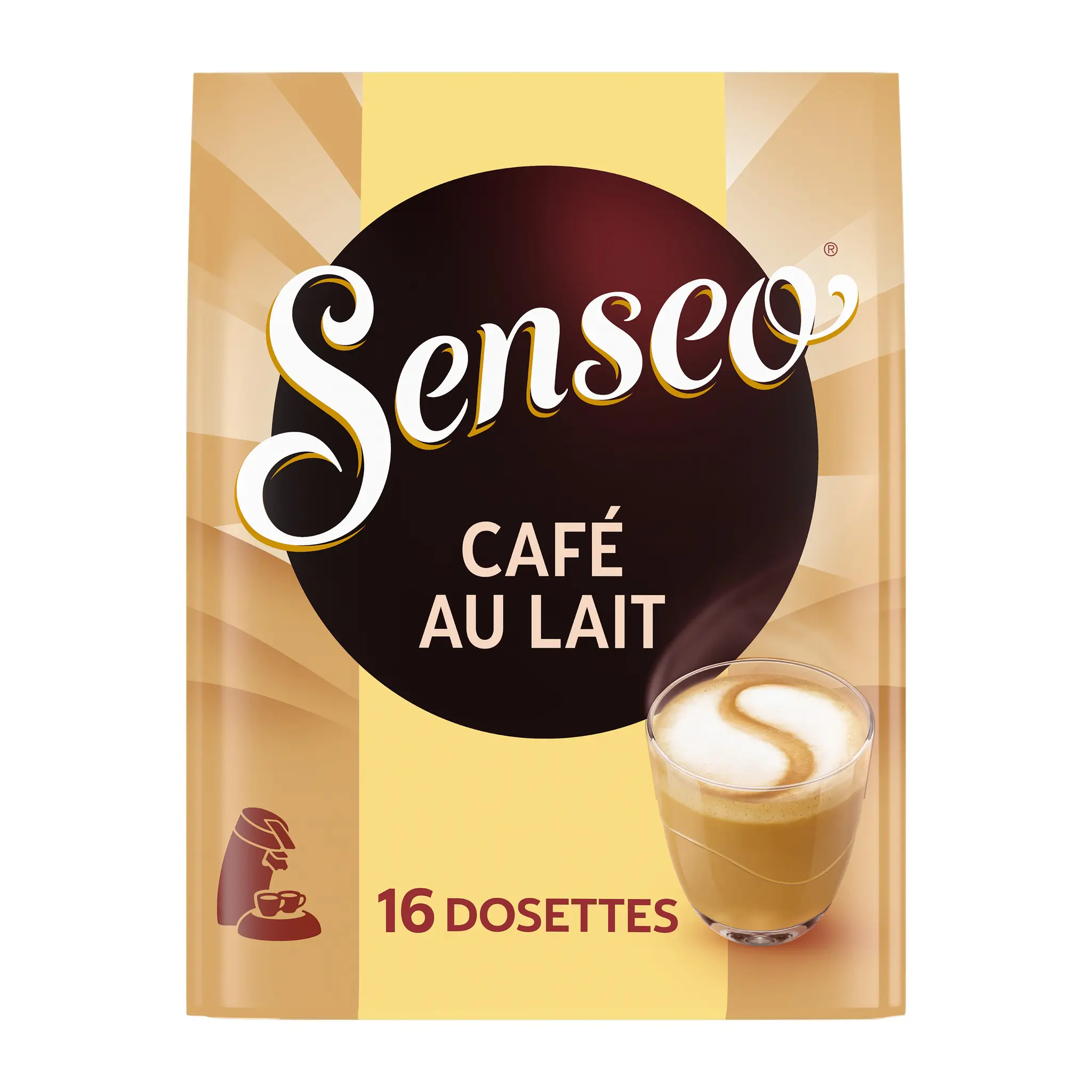 SENSEO Dosettes de café au lait