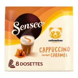SENSEO Dosettes de café cappuccino saveur caramel compatibles Senseo