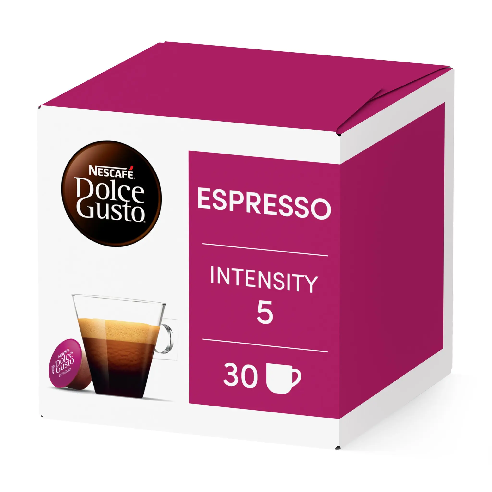 DOLCE GUSTO Capsules de café Espresso intensité 5 compatibles Dolce Gusto