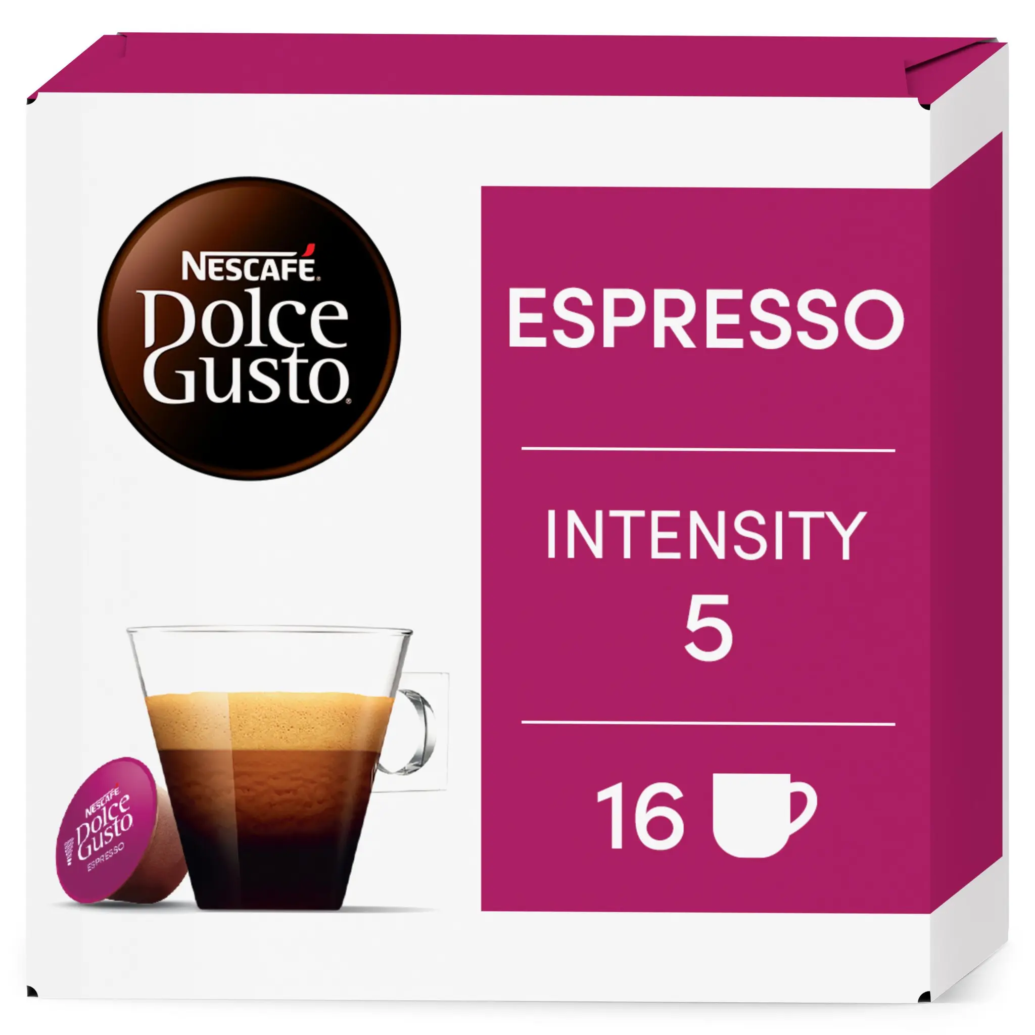 NESCAFE Capsules de café Espresso Intensité 5 compatibles Dolce Gusto