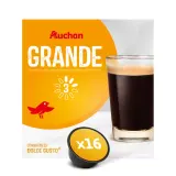 AUCHAN Capsules de café Grande compatibles Dolce Gusto