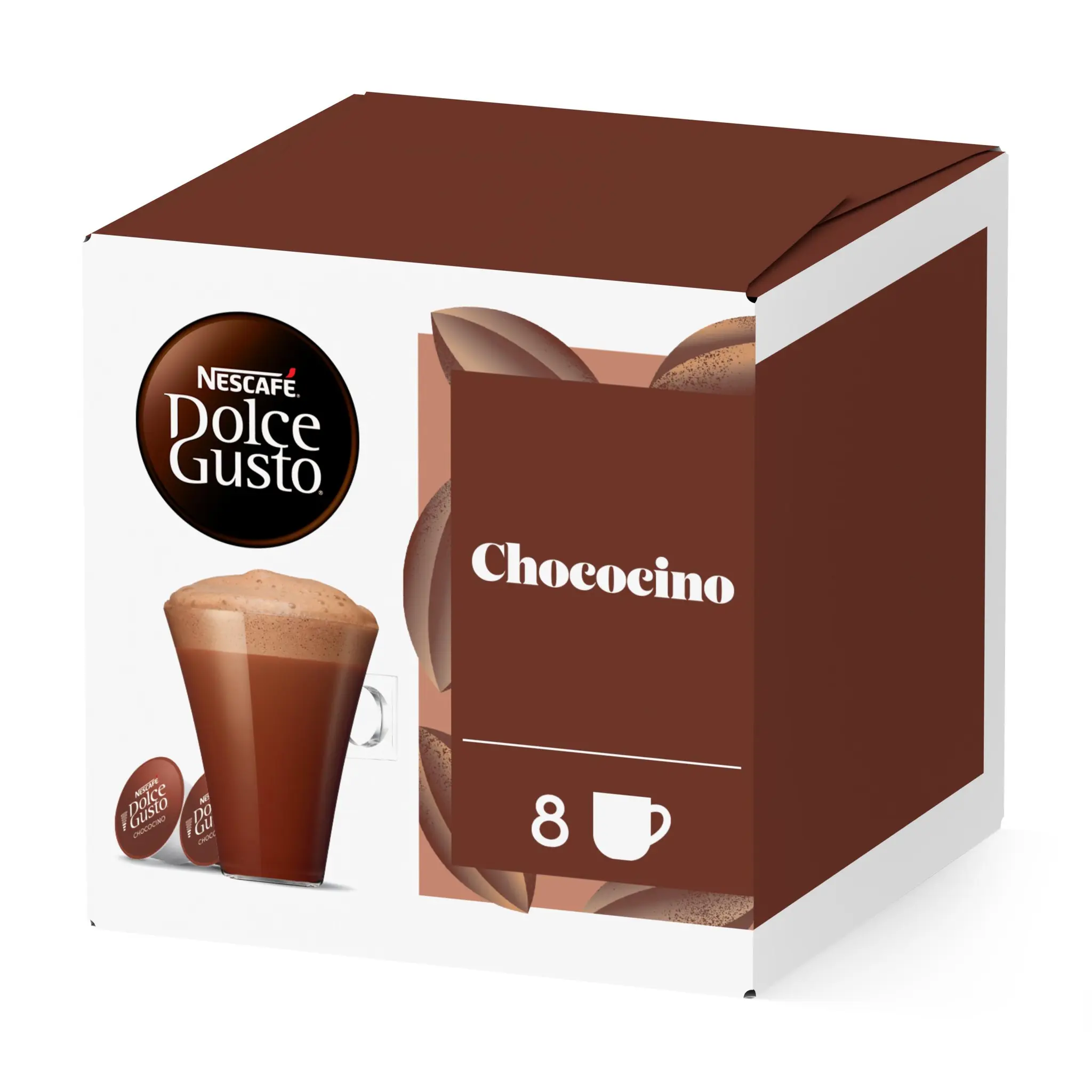 DOLCE GUSTO Capsules de chocolat Chococino riche compatibles Dolce Gusto