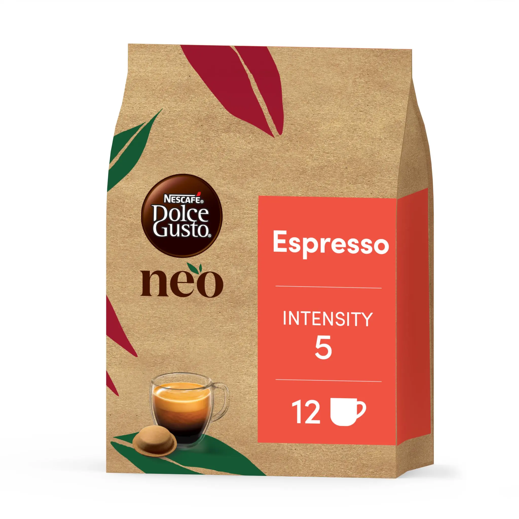 DOLCE GUSTO NEO Capsules de café Espresso intensité 5 compatibles Dolce Gusto NEO