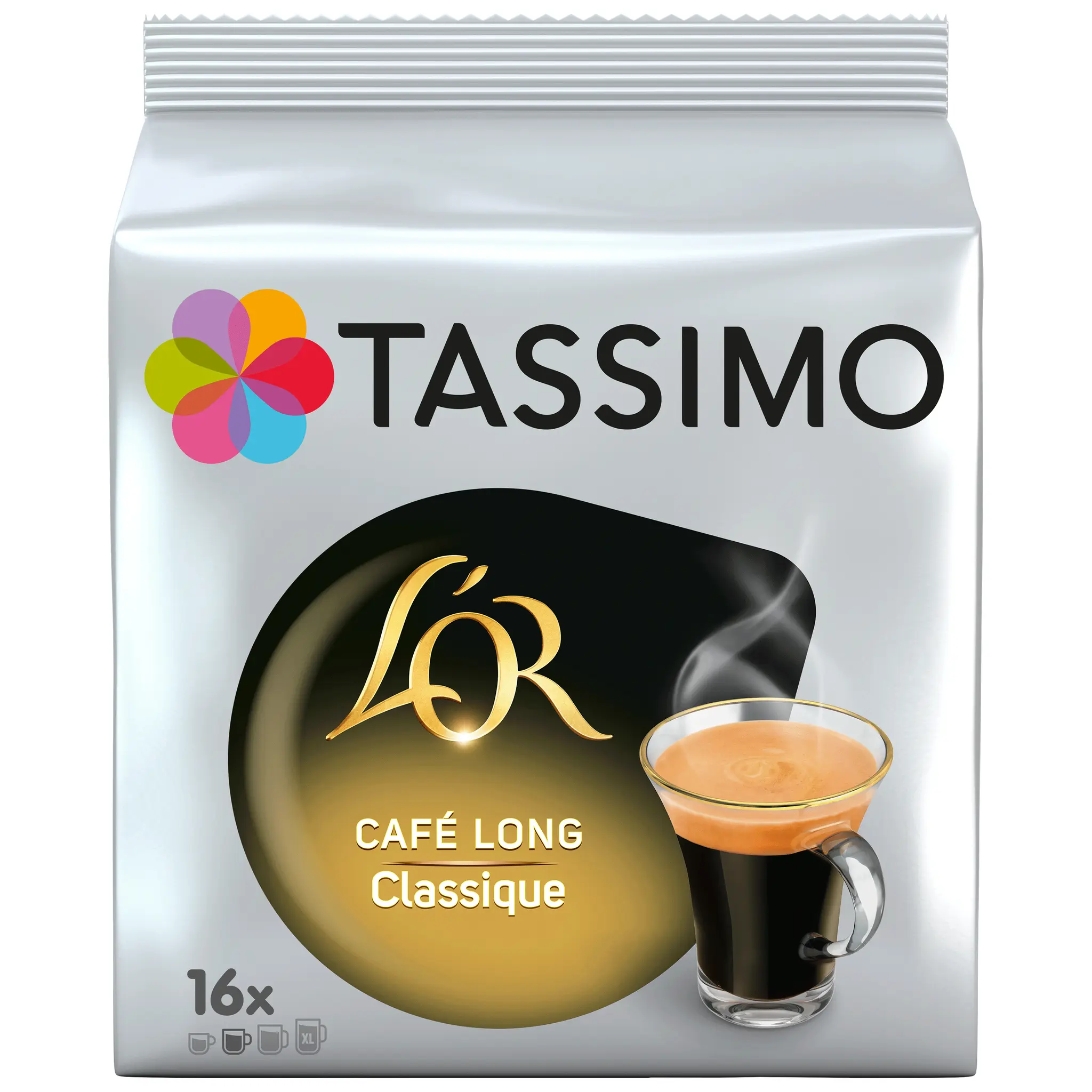 TASSIMO Dosettes de café L'Or café long classique