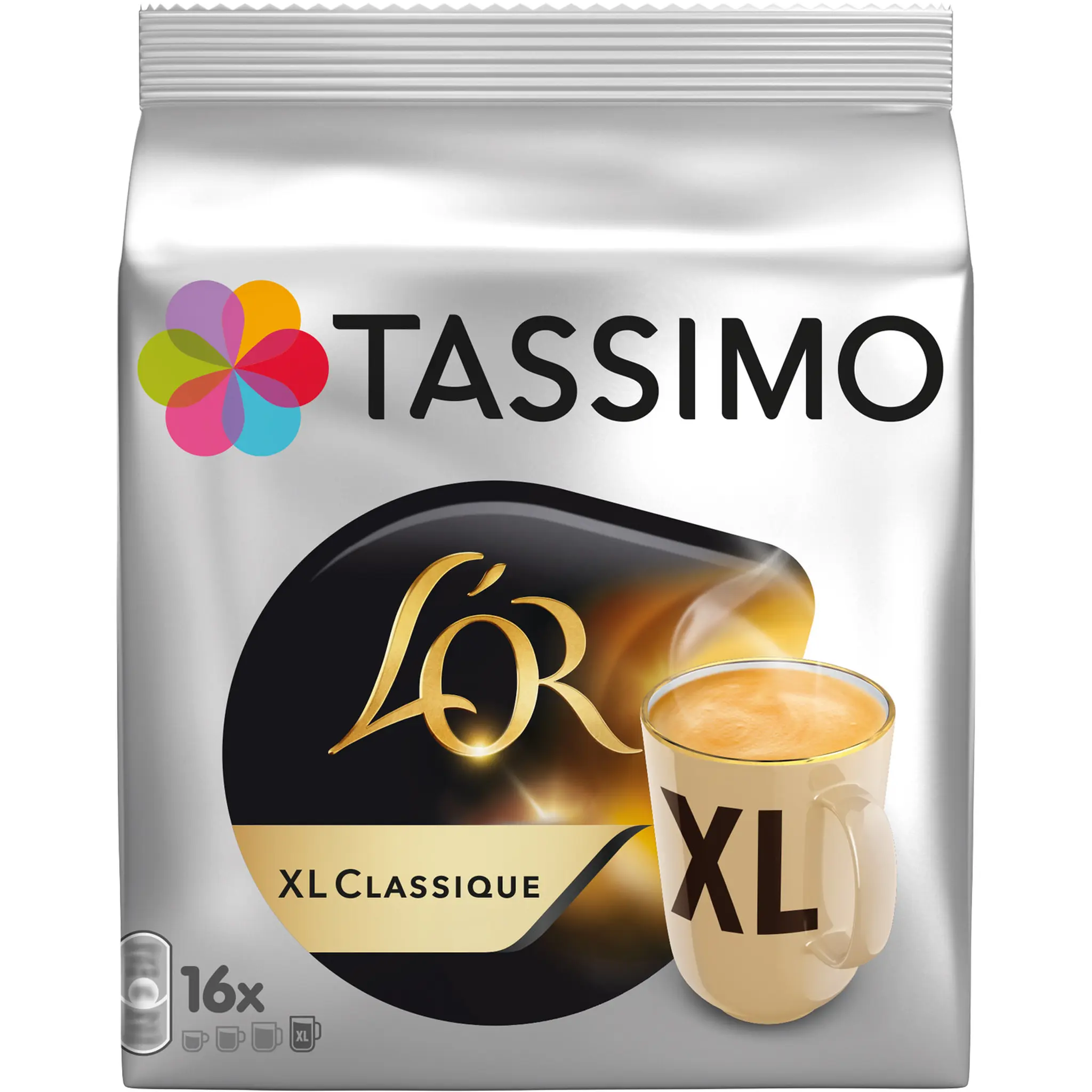 TASSIMO Dosettes de café L'Or XL classique