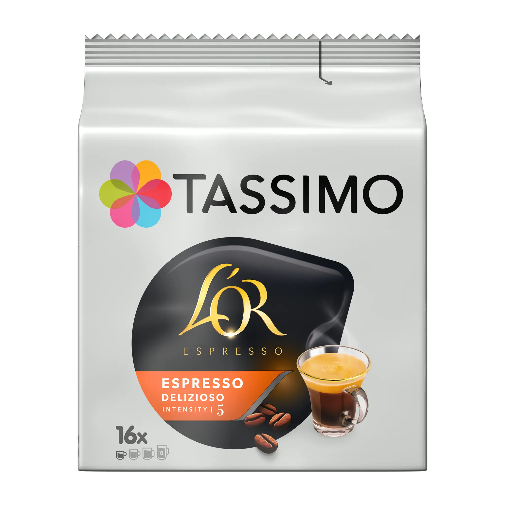 TASSIMO Dosettes de café L'Or Espresso delizioso intensité 5