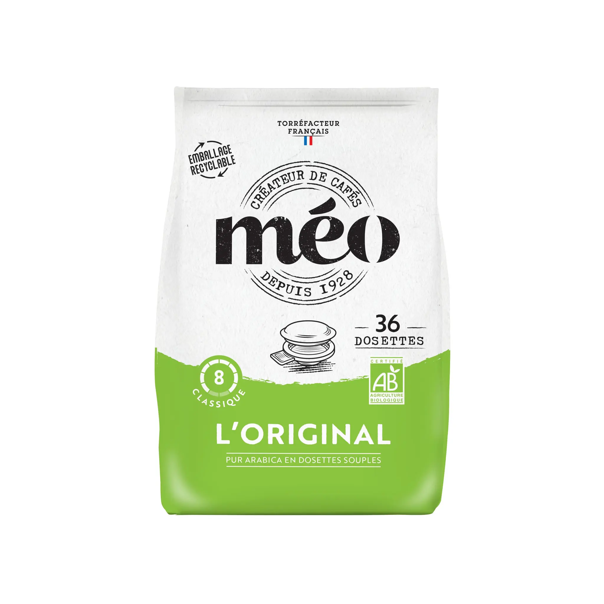 MEO Bio L'Original Café en dosettes compostables