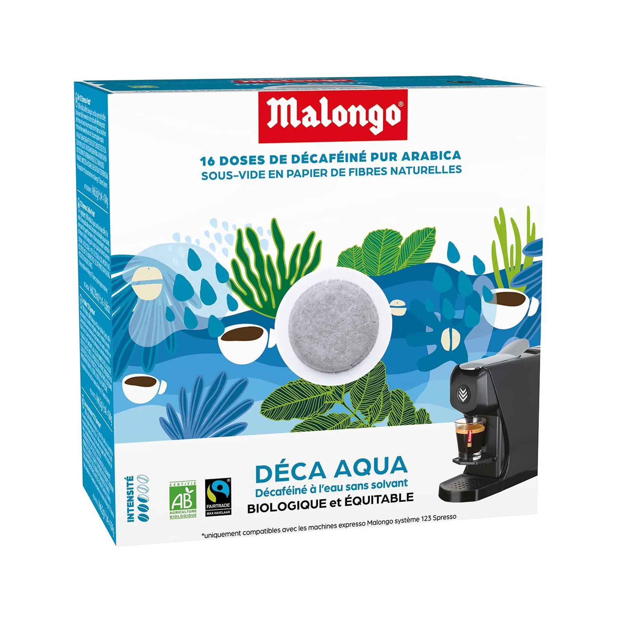 MALONGO Café Déca Aqua pur Arabica bio