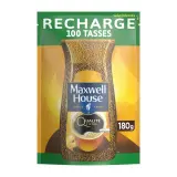 MAXWELL HOUSE Recharge de café instantané lyophilisé