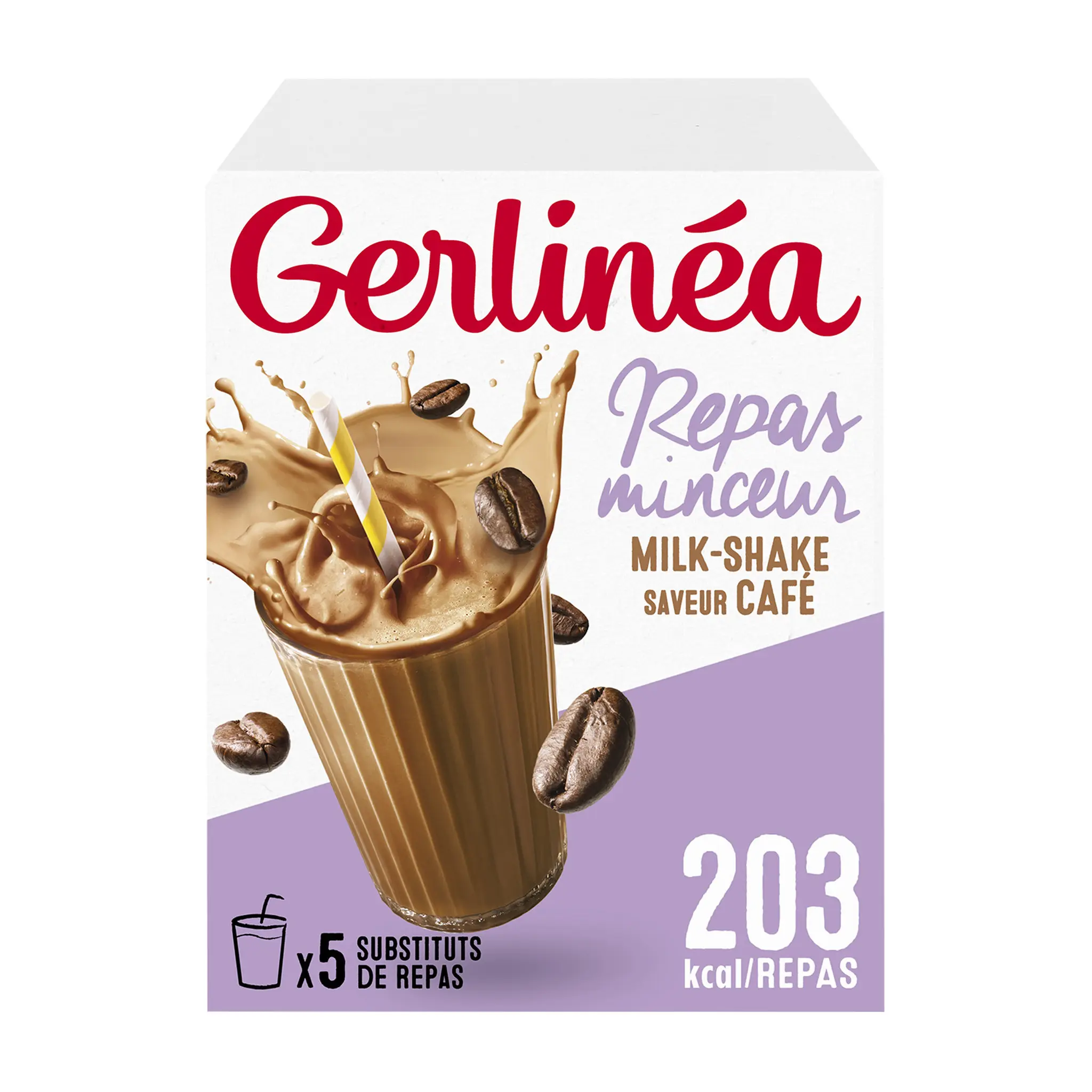 GERLINEA Repas minceur milk shake saveur café