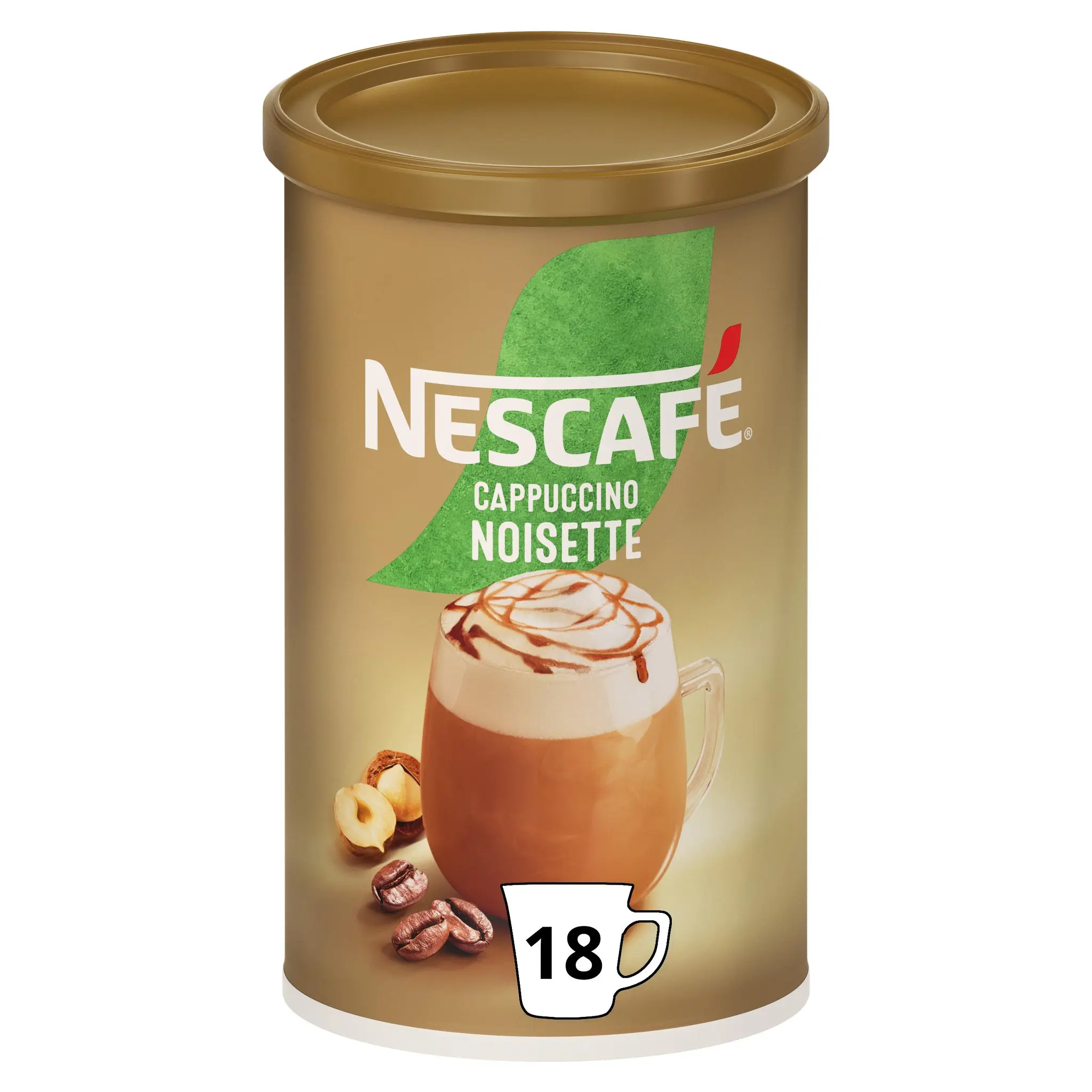 NESCAFE Café soluble Cappuccino à la noisette