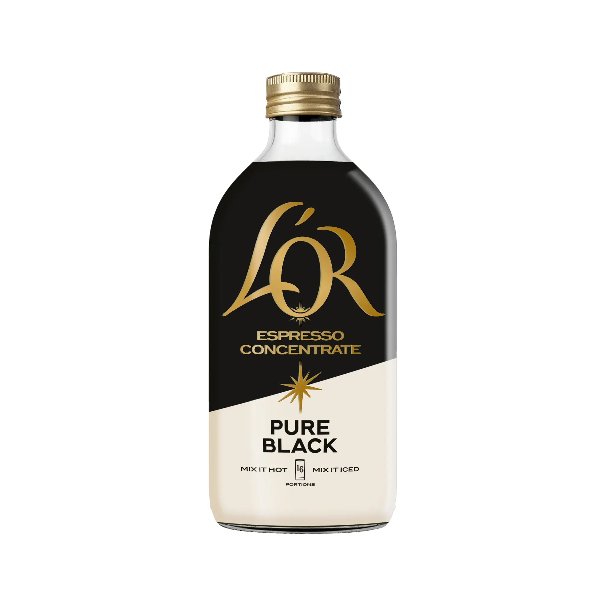 L'OR Espresso concentré Pure Black à consommer chaud ou froid